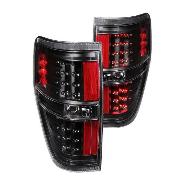 Anzo Usa 09-14 F150 LED Black Tail Lights 311145